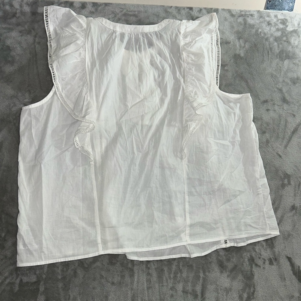 Gap Lucille off white peasant blouse - Picture 8 of 14
